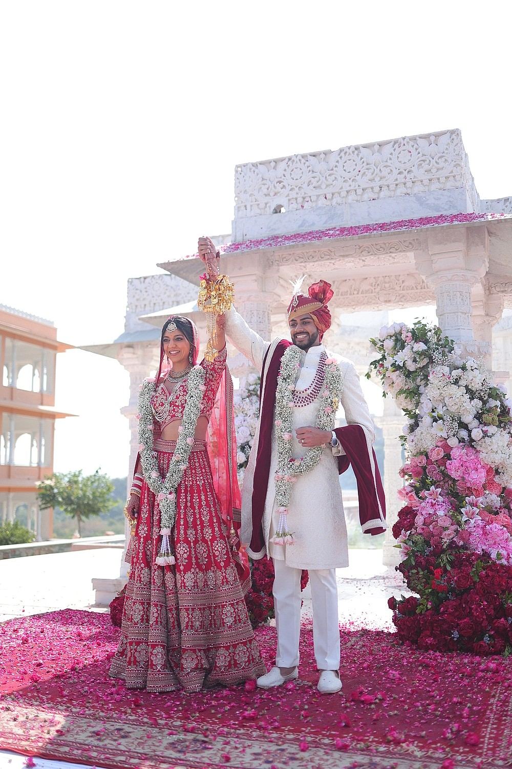 Wedding celebration moment